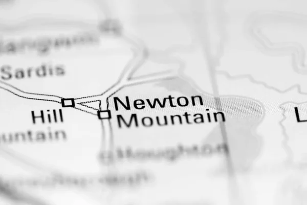 Newton Berg Verenigd Koninkrijk Aardrijkskundekaart — Stockfoto