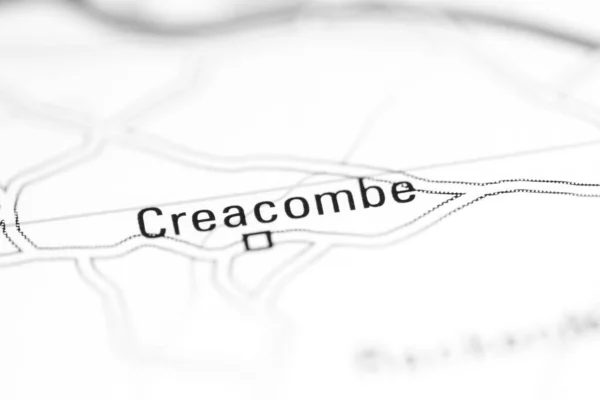 クレアコムだ 地理地図上のイギリス — ストック写真