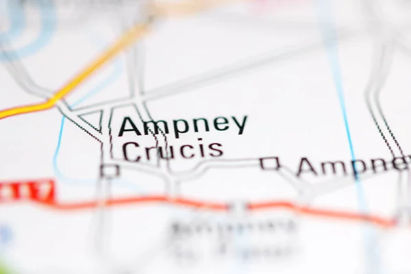 アンプニー クリス 地理地図上のイギリス — ストック写真