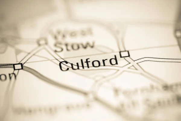 Culford Reino Unido Sobre Mapa Geografia — Fotografia de Stock