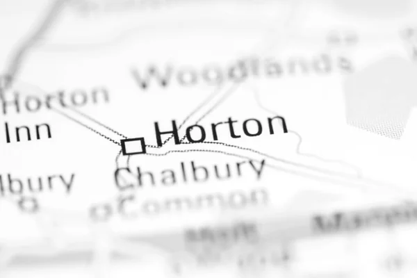 ホートンだ 地理地図上のイギリス — ストック写真