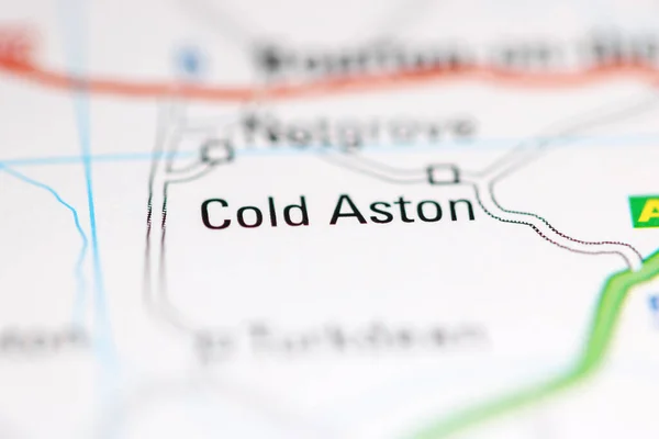 コールド アストン 地理地図上のイギリス — ストック写真