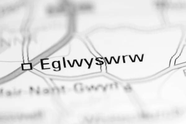 Eglwysww 地理地図上のイギリス — ストック写真