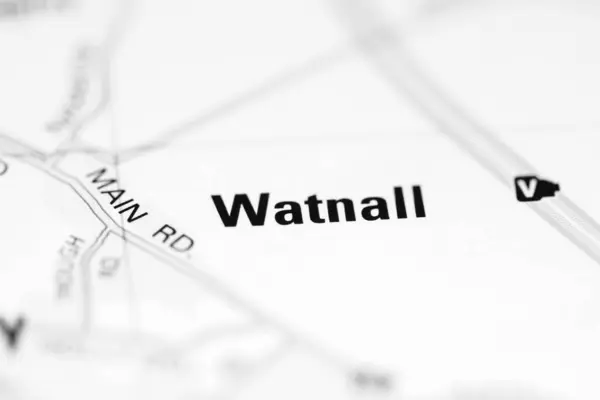Watnall Mapa Geográfico Del Reino Unido — Foto de Stock