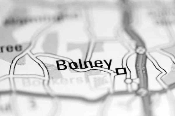 ボルニー 地理地図上のイギリス — ストック写真