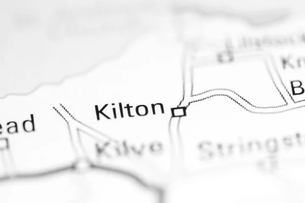 Kilton Regno Unito Una Carta Geografica — Foto Stock
