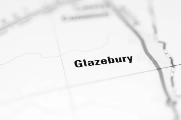 Glazebury Γεωγραφικό Χάρτη Του Ηνωμένου Βασιλείου — Φωτογραφία Αρχείου