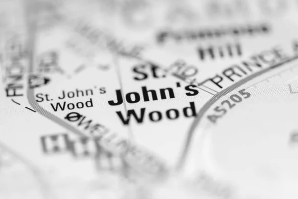 John Wood Χάρτη Του Ηνωμένου Βασιλείου — Φωτογραφία Αρχείου