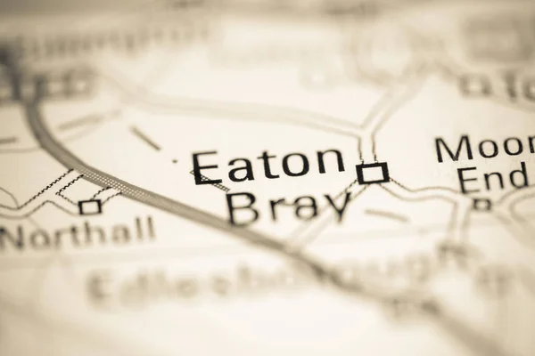 イートン ブレイ 地理地図上のイギリス — ストック写真
