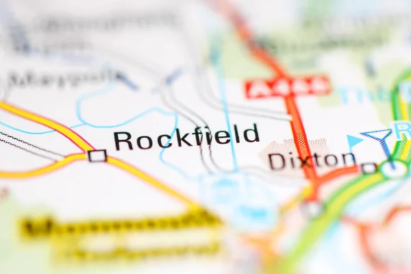 Rockfield Reino Unido Sobre Mapa Geografia — Fotografia de Stock