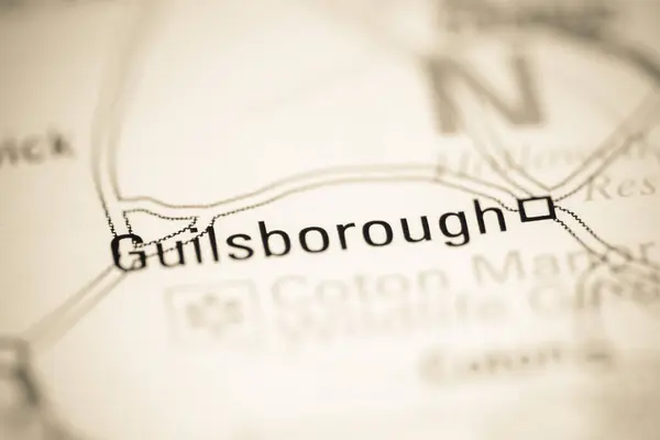 Guilsborough Reino Unido Sobre Mapa Geografia — Fotografia de Stock