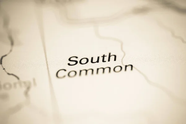 南共通 地理地図上のイギリス — ストック写真