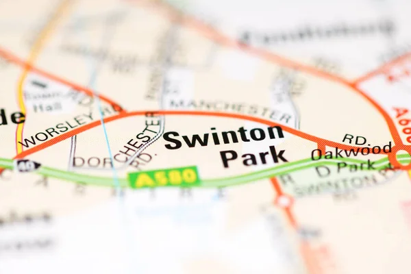 Swinton Park on a geographical map of UK