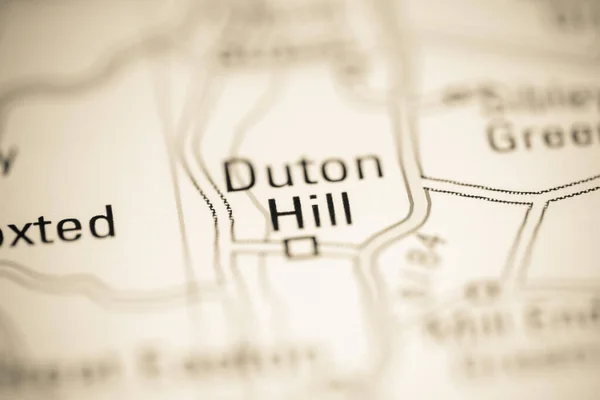ダトン 地理地図上のイギリス — ストック写真