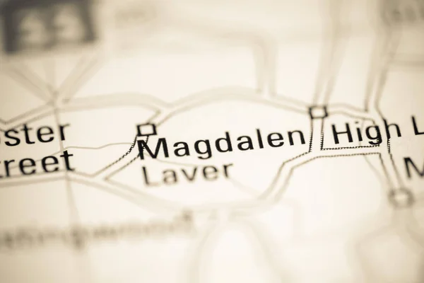 マグダレン レイバー 地理地図上のイギリス — ストック写真