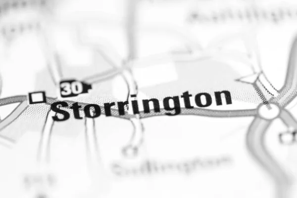 Storrington Reino Unido Mapa Geográfico — Foto de Stock