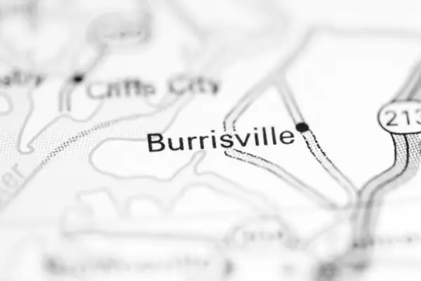 Burrisville Maryland Eeuu Mapa Geográfico — Foto de Stock