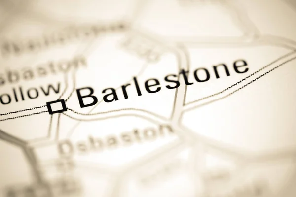 Barlestone Γεωγραφικό Χάρτη Του Ηνωμένου Βασιλείου — Φωτογραφία Αρχείου