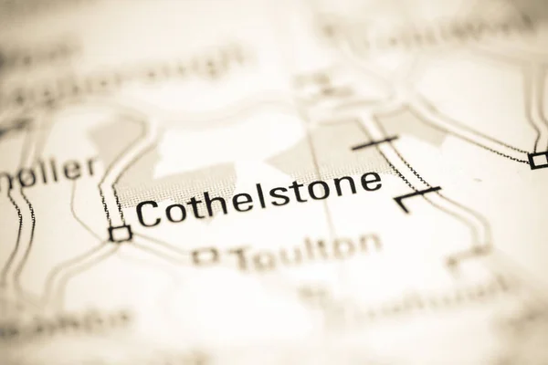 Cothelstone Reino Unido Sobre Mapa Geografia — Fotografia de Stock