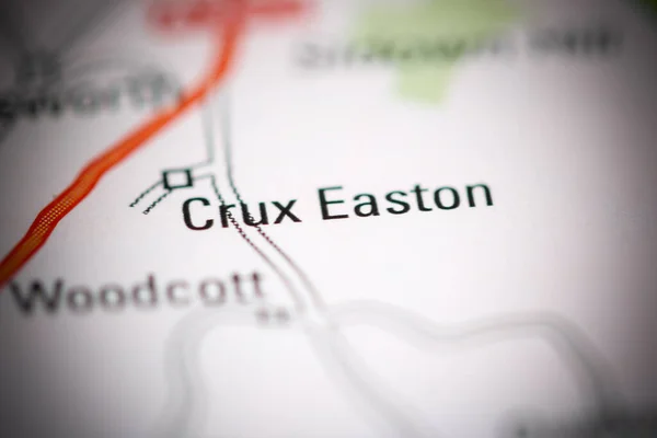 Crux Easton Regno Unito Una Carta Geografica — Foto Stock