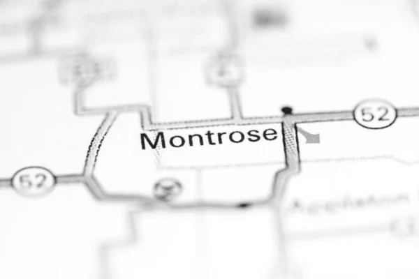 モントロース ミズーリ州 地理地図上のアメリカ — ストック写真