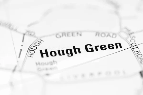 Hough Green Γεωγραφικό Χάρτη Του Ηνωμένου Βασιλείου — Φωτογραφία Αρχείου