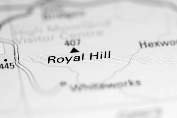 Royal Hill Reino Unido Sobre Mapa Geografia — Fotografia de Stock