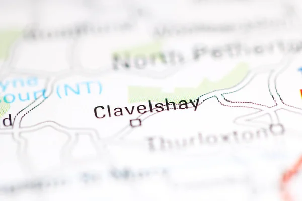 Clavelshay. United Kingdom on a geography map