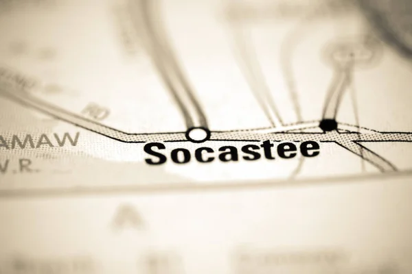 Socastee Γεωγραφικό Χάρτη Των Ηπα — Φωτογραφία Αρχείου