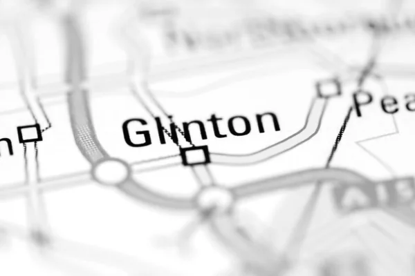 Glinton Geographical Map — Stock Photo, Image