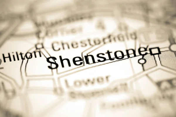 Shenstone Mapa Geográfico Del Reino Unido —  Fotos de Stock