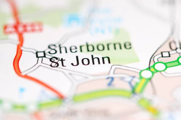 セント ジョン 地理地図上のイギリス — ストック写真