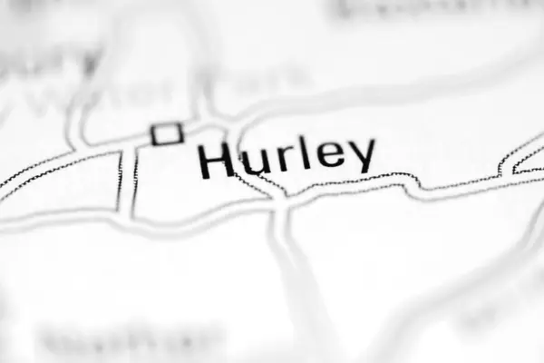 Hurley Γεωγραφικό Χάρτη Του Ηνωμένου Βασιλείου — Φωτογραφία Αρχείου