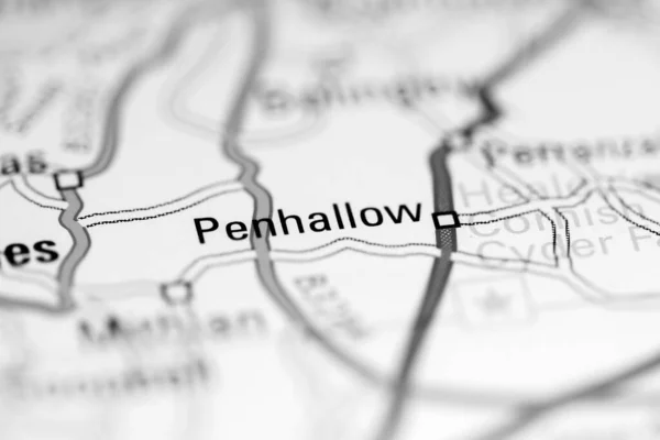 ペンハロウ 地理地図上のイギリス — ストック写真