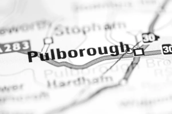 Pulborough Reino Unido Sobre Mapa Geografia — Fotografia de Stock