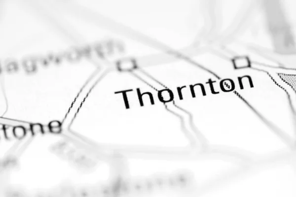 Thornton Mapie Geograficznej Wielkiej Brytanii — Zdjęcie stockowe