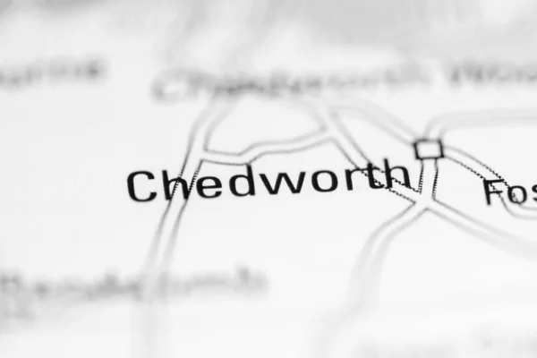 Chedworth Reino Unido Sobre Mapa Geografia — Fotografia de Stock