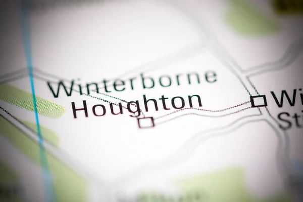 ウィンターボーン ホートン 地理地図上のイギリス — ストック写真