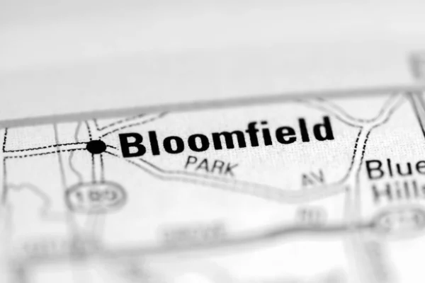 Bloomfield Una Mappa Geografica Degli Stati Uniti — Foto Stock
