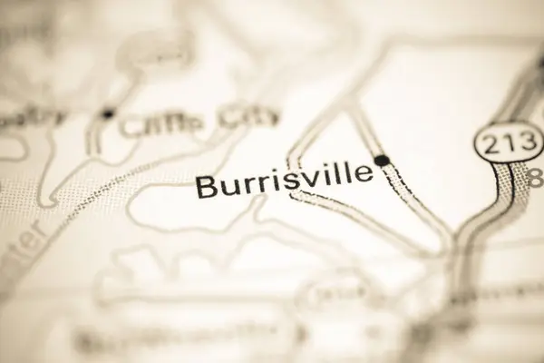 Burrisville Maryland Eeuu Mapa Geográfico — Foto de Stock