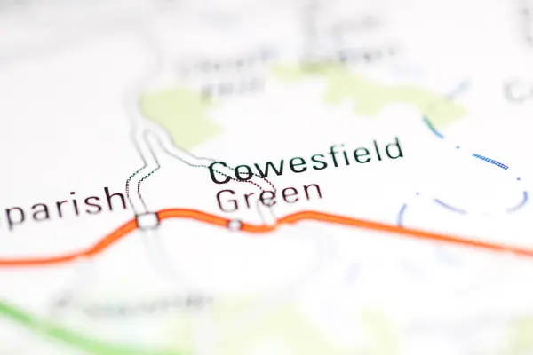 カウズフィールド グリーン 地理地図上のイギリス — ストック写真