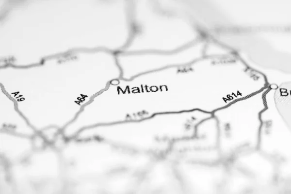 マートンだ 地理地図上のイギリス — ストック写真