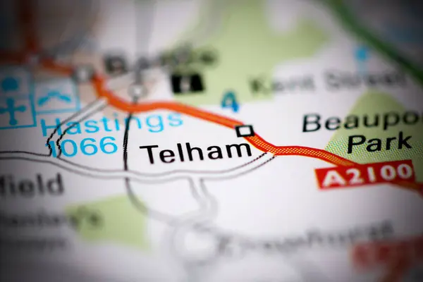 Telham United Kingdom Geography Map — Stock Photo, Image