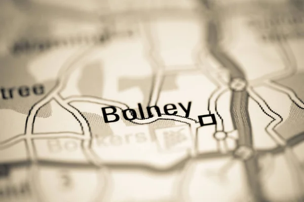 Bolney Reino Unido Sobre Mapa Geografia — Fotografia de Stock
