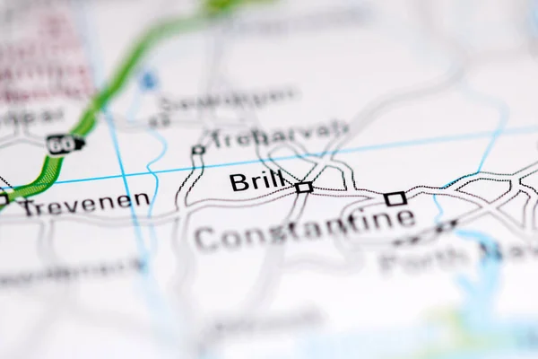 ブリル 地理地図上のイギリス — ストック写真