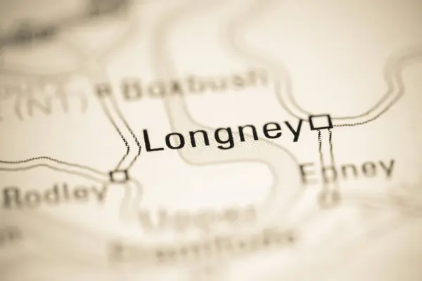 ロンニー 地理地図上のイギリス — ストック写真