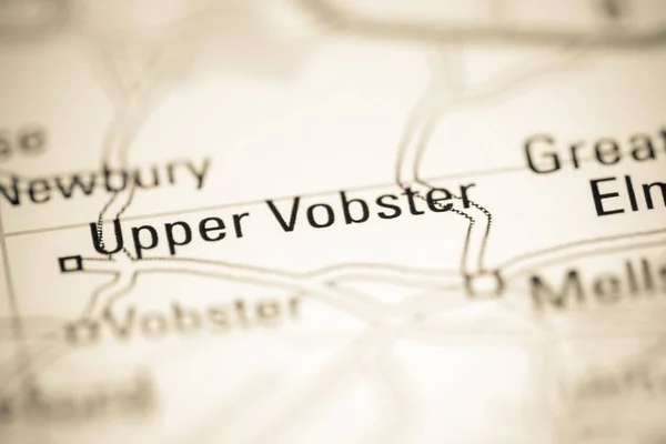 Vobster Superior Reino Unido Sobre Mapa Geografia — Fotografia de Stock