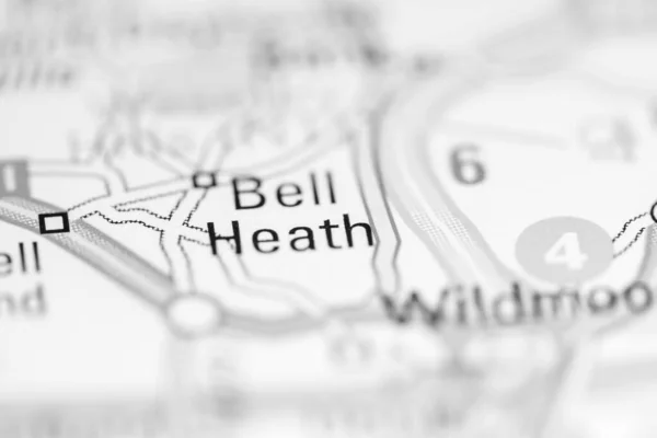 ヒース 地理地図上のイギリス — ストック写真