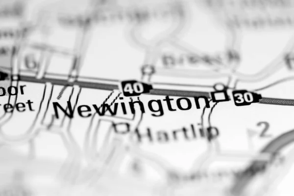 ニュートン 地理地図上のイギリス — ストック写真