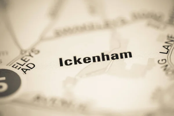 Ickenham Una Mappa Del Regno Unito — Foto Stock